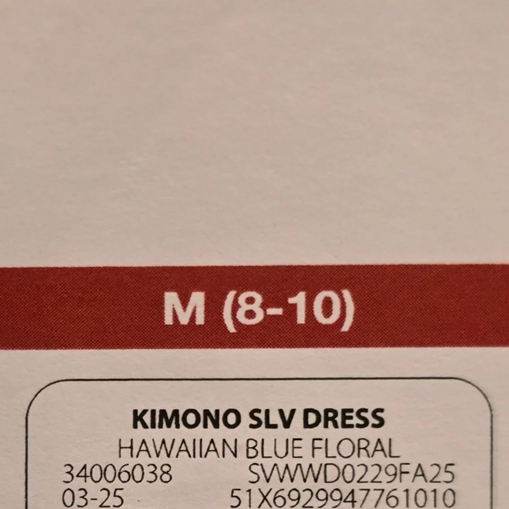Sofia Vergara Floral Kimono Dress - Size 8-10 - Picture 6 of 7